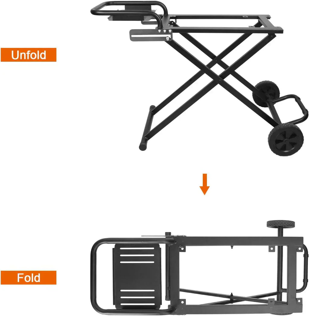 Heavy-Duty Foldable Grill Cart For 22/17 Grill