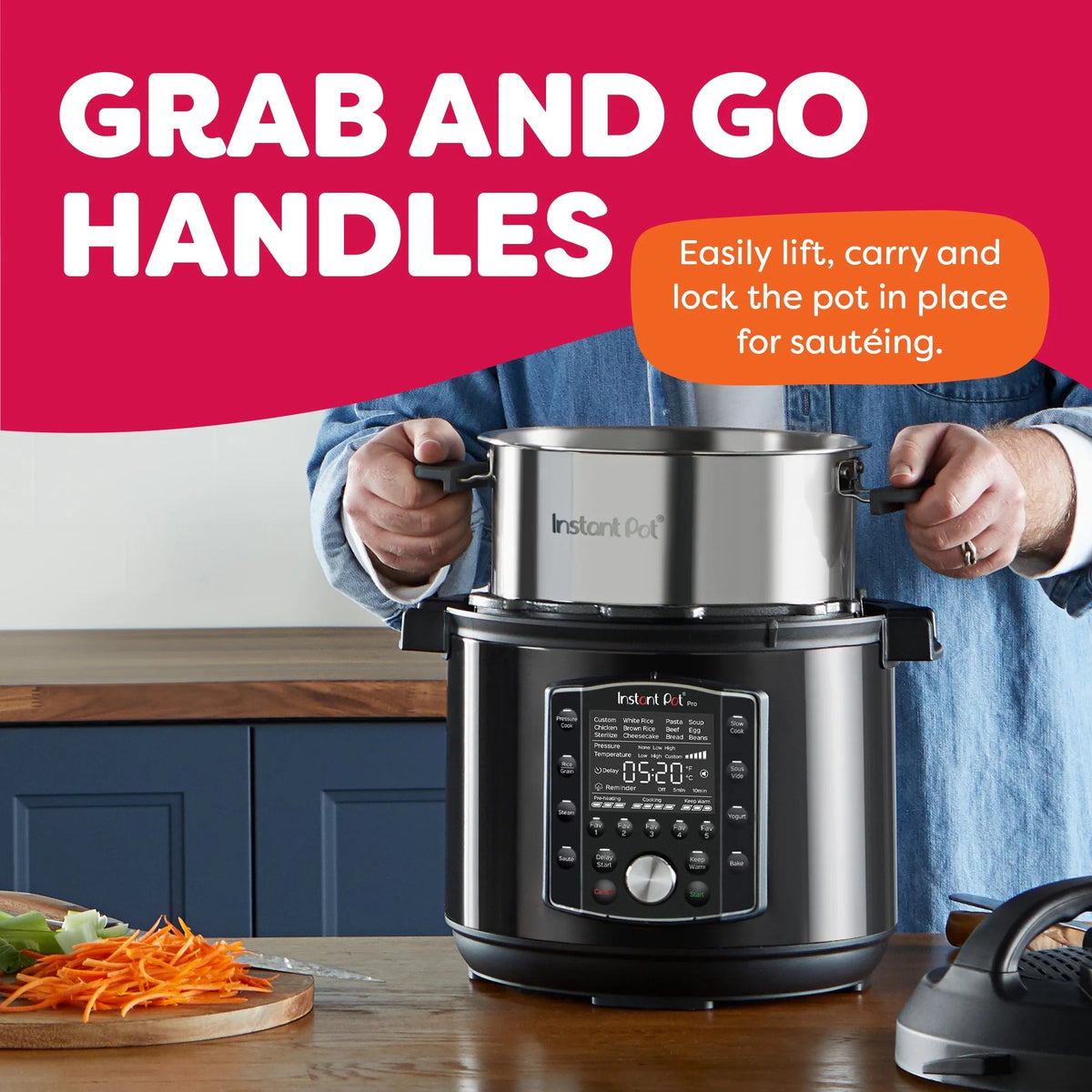 Instant Pot Pro 8-Quart 10-in-1 Electric Pressure Cooker