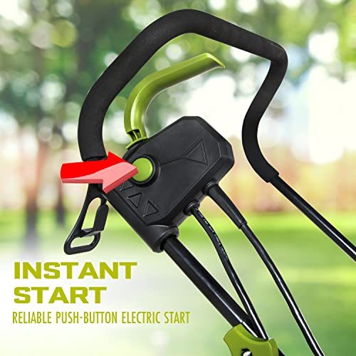 12-Amp 13-Inch Electric Dethatcher And Scarifier With Removable 8-Gallon Collection Bag