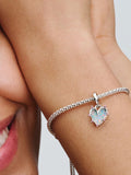 Friendship Opalescent Double Dangle Charm