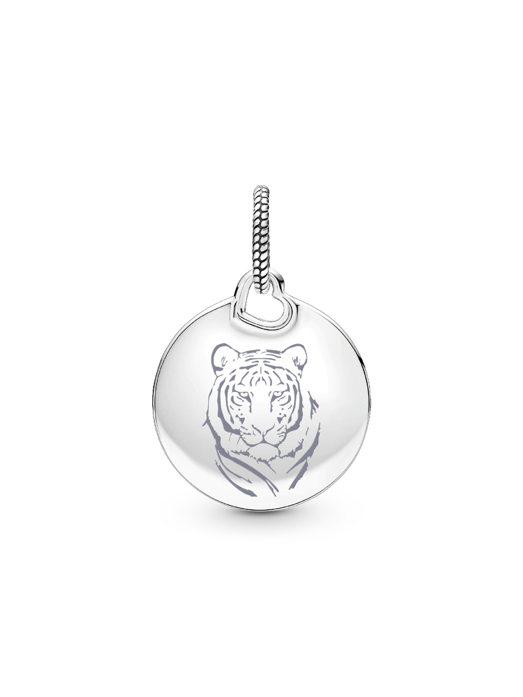 Tyla Signature Tyger Round Tag Dangle Charm