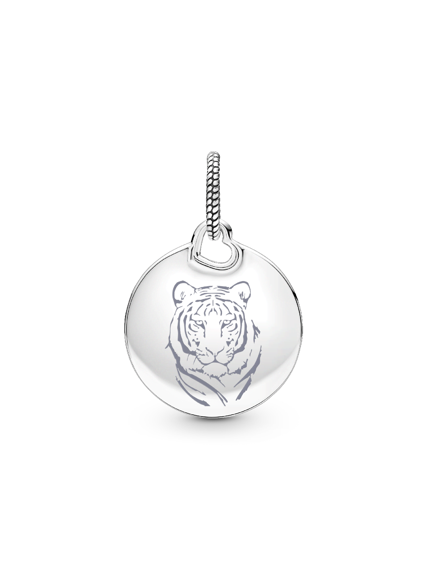 Tyla Signature Tyger Round Tag Dangle Charm