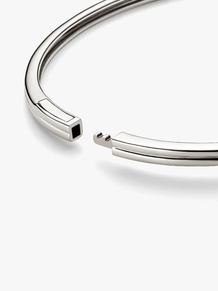 Pandora Infinite 14k White Gold Lab-grown Diamond Bangle