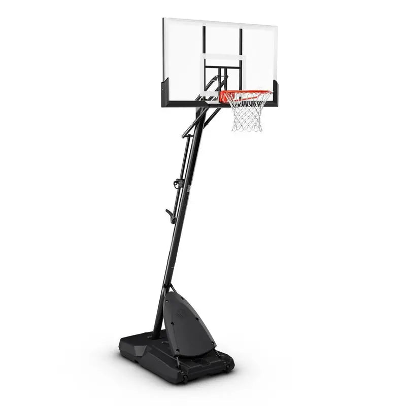 Spalding Portable Basketball Hoop With 54-Inch Shatterproof Polycarbonate Backboard - ExactaHeight