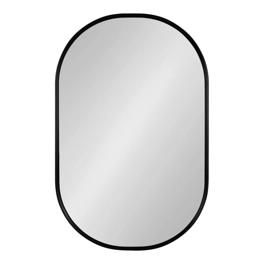 Capsule Framed Wall Mirror, 16x48, 18x24, 22x34, 24x36, Black, Bronze, Gold, Gray, Silver, Antique-Bronze