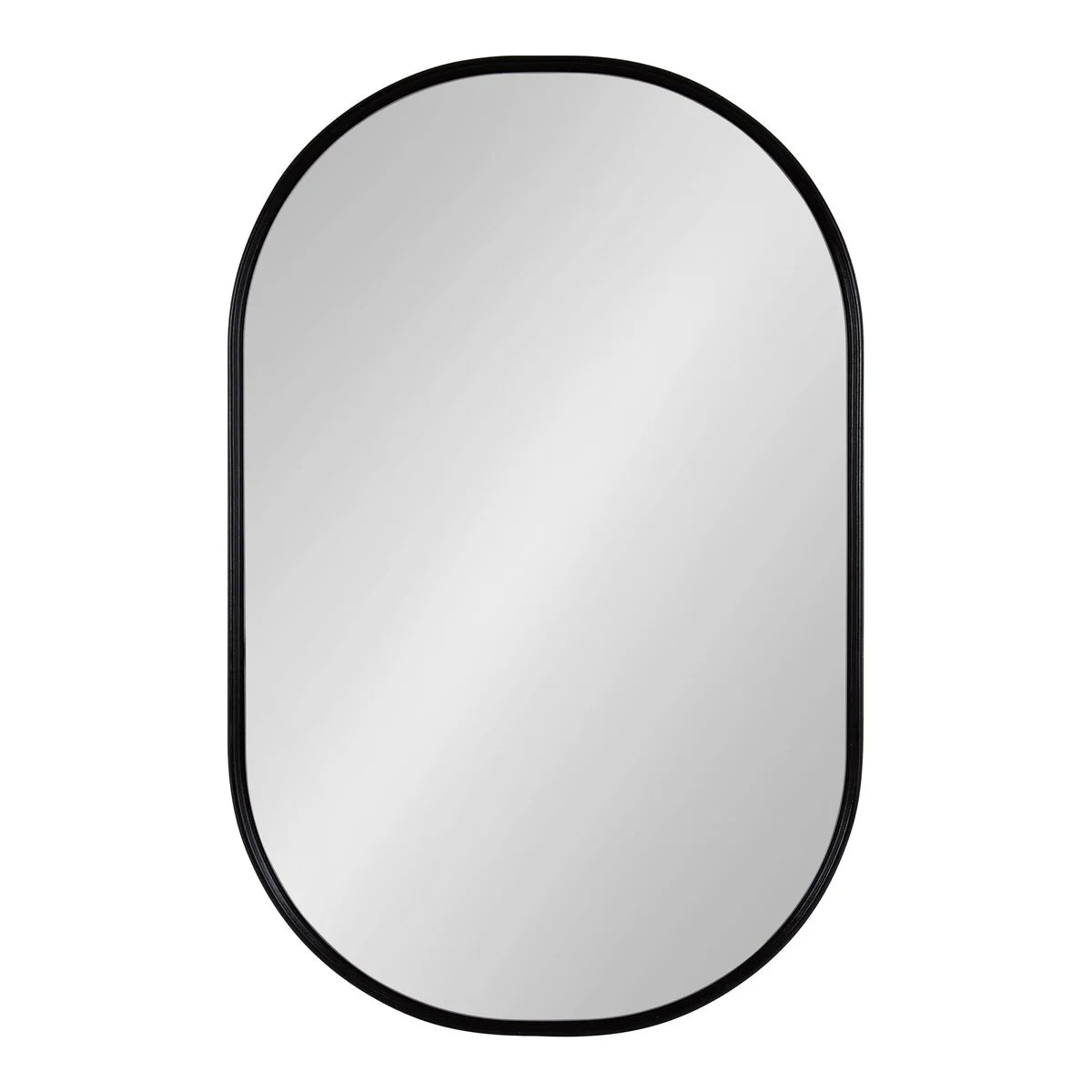 Capsule Framed Wall Mirror, 16x48, 18x24, 22x34, 24x36, Black, Bronze, Gold, Gray, Silver, Antique-Bronze
