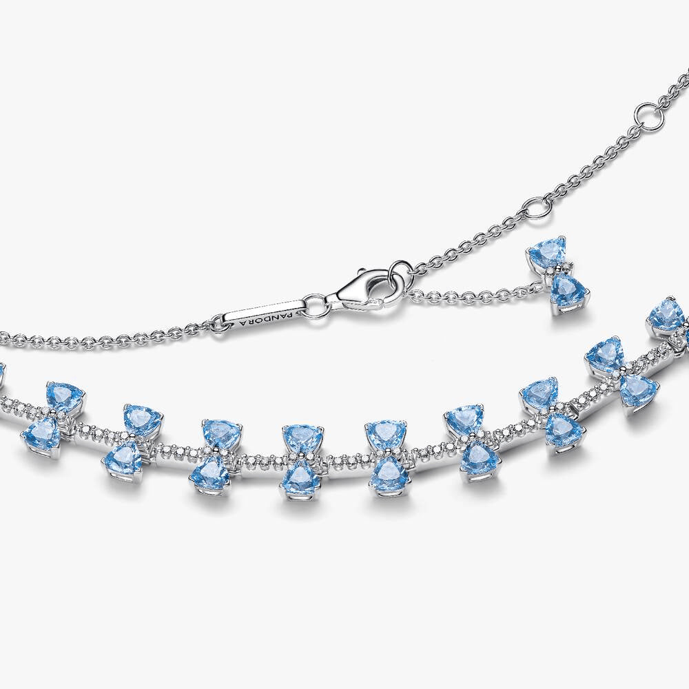 Bridgerton Blue Bow Necklace