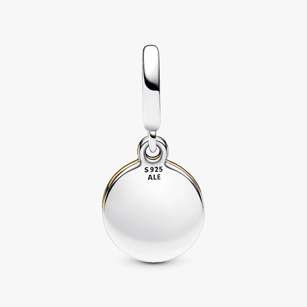 My Pandora Two-tone Daisy Double Dangle Charm