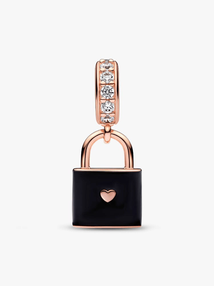 Love Padlock Dangle Charm