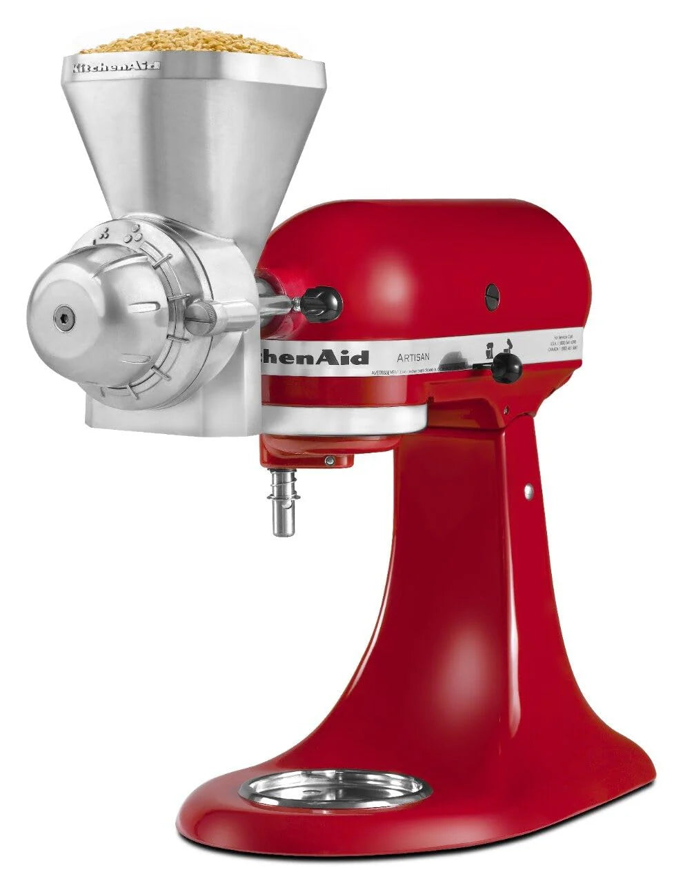 All Metal Adjustable Grain Mill Attachment For Stand Mixers