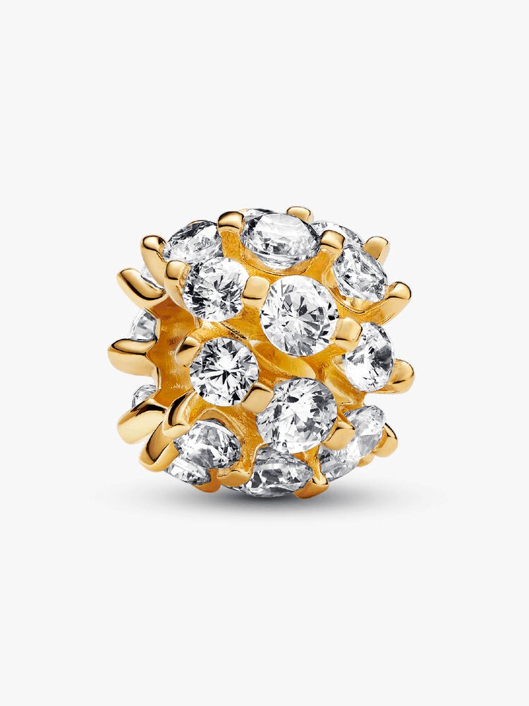Sparkling Round Charm