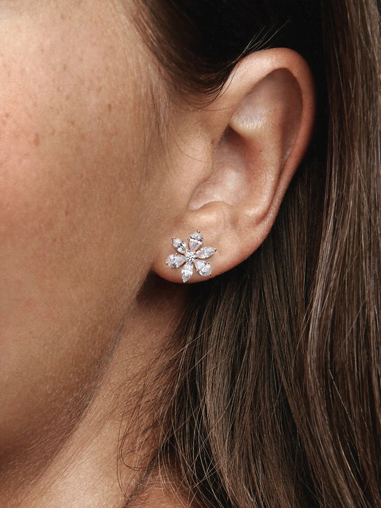 Sparkling Herbarium Cluster Stud Earrings