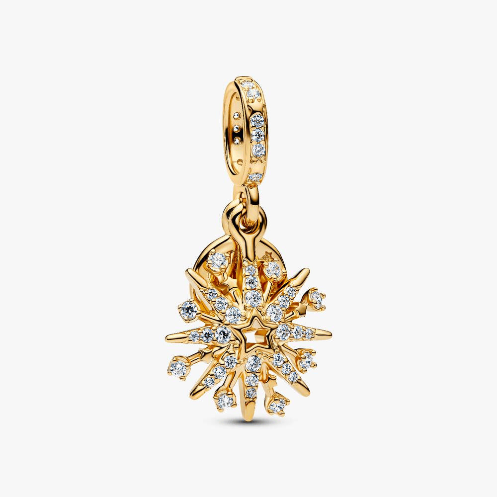 Sparkling Firework Double Dangle Charm