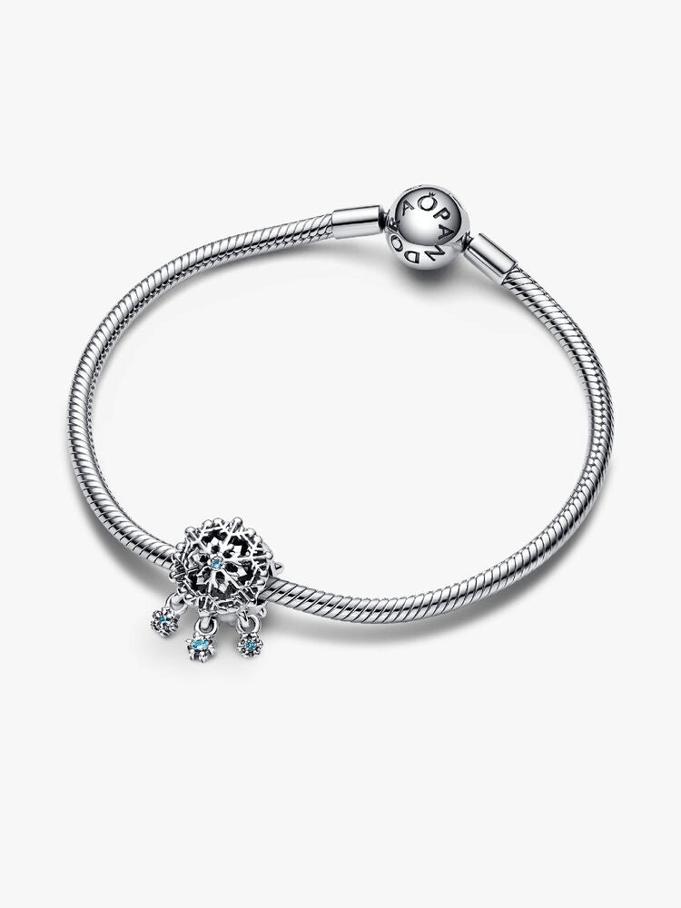 Icy Snowflake Drop Charm