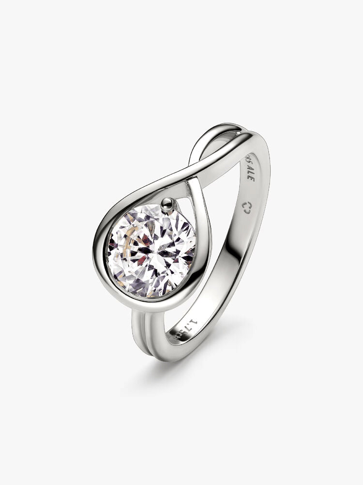 Pandora Infinite 14k White Gold Lab-grown Diamond Ring
