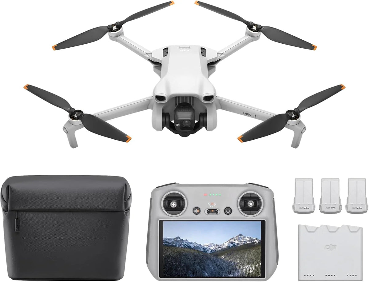 dji Camera Drone, 4K, 38-Min Flight Time, 10 km Video Transmission - Mini 3