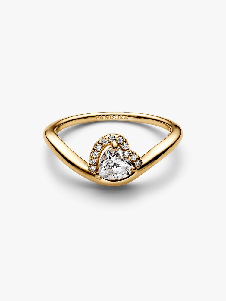 Wavy Heart Ring