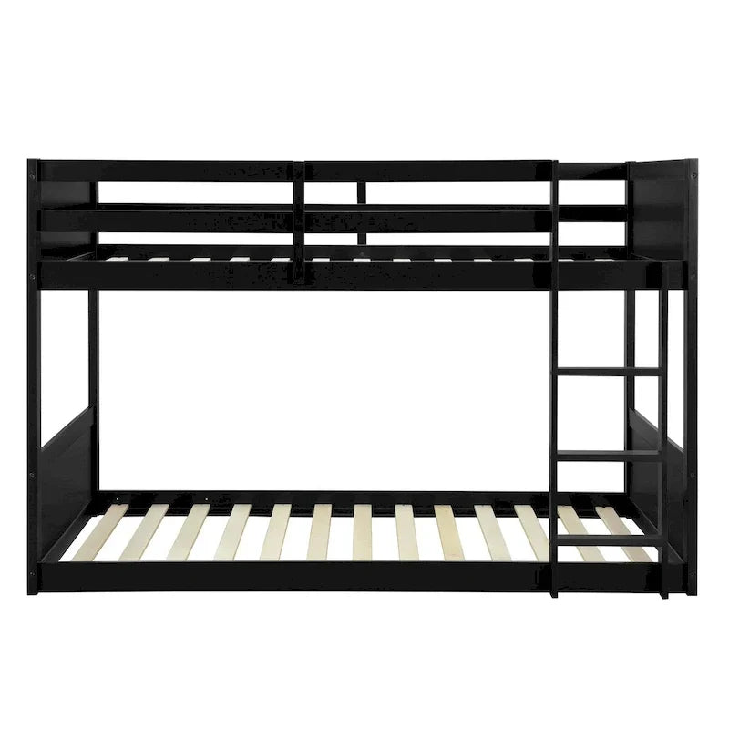 Delphia Twin Over Twin Low Profile Bunk Bed - 77.33 L x 42.25 D x 51.5 H