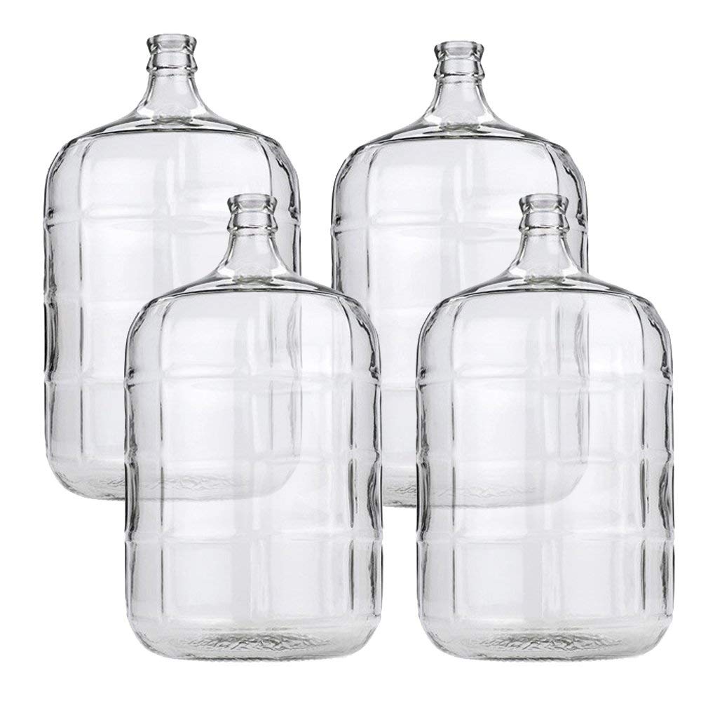Glass Carboys 5 Gallon 4 Pack - Beer Or Wine Making