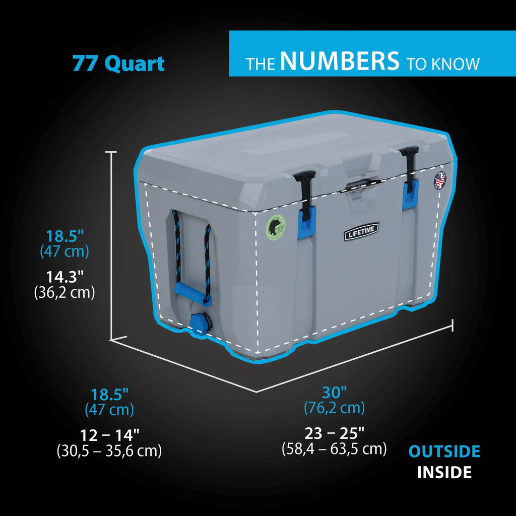 77-Quart High-Performance Cooler - Model 90903