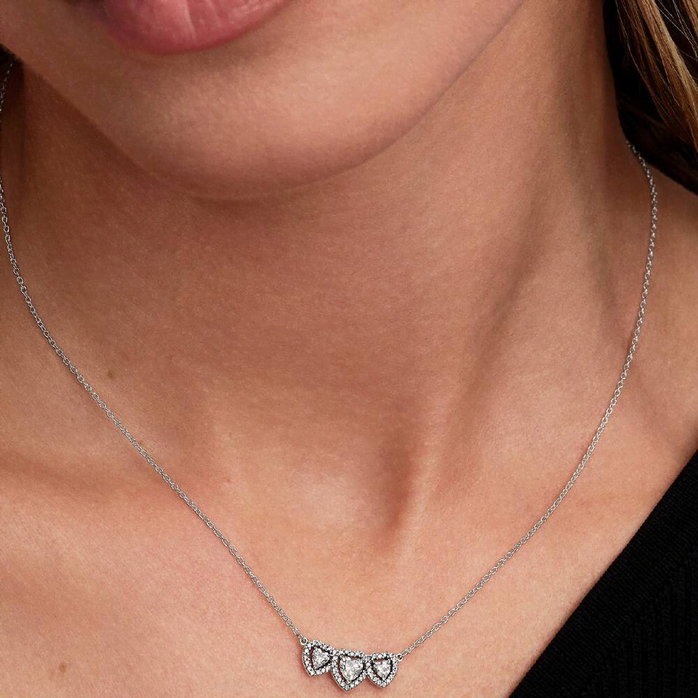 Halo Heart Trilogy Collier Necklace