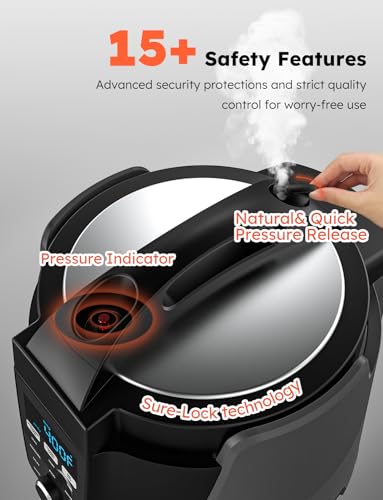 Nuwave Duet Air Fryer And Electric Pressure Cooker Combo, 6 QT Stainless Steel Pot