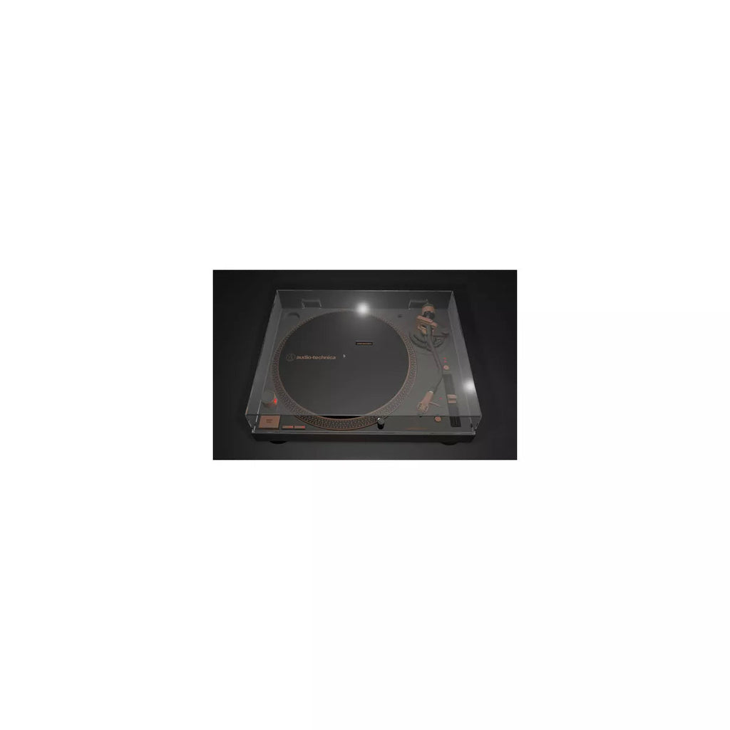 Direct-Drive USB Turntable 3-Speed Vinyl Player With Built-In Preamp And Digital Conversion - Bronze