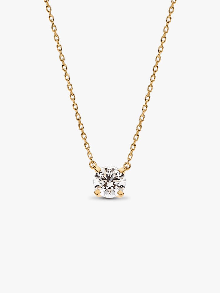 Pandora Era 14k Gold Lab-grown Diamond Pendant Necklace