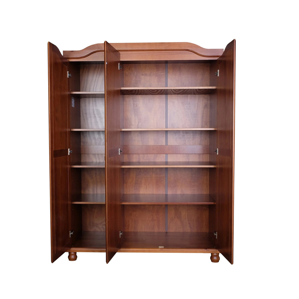 Solid Wood Wardrobe Shelves, Set Of 4, 16.75in W x 18.25in D x 0.75in H - Kyle Collection