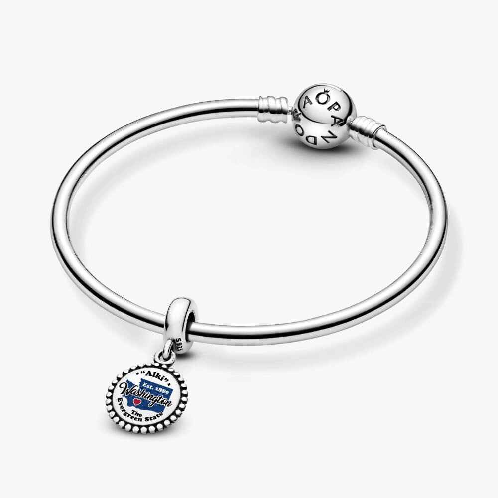 Washington Map Dangle Charm