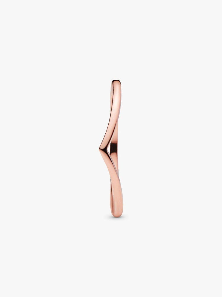 Polished Wishbone Ring