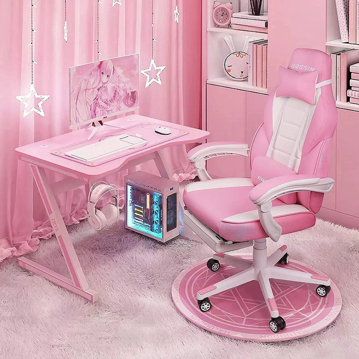 Racing Style Gaming Chair, 300 lbs Big And Tall High Back Computer Chair