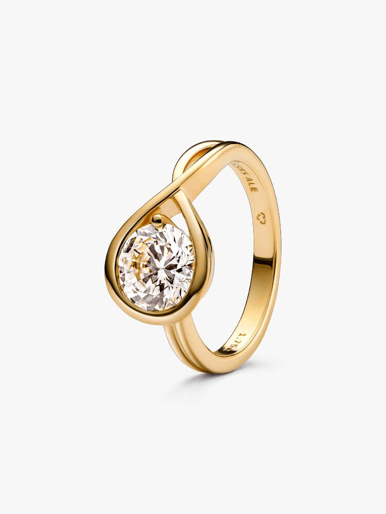 Pandora Infinite 14k Gold Lab-grown Diamond Ring