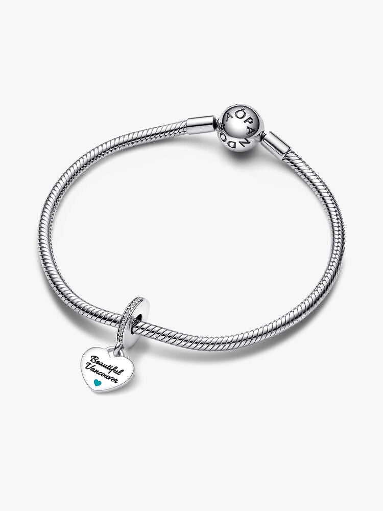 FINAL SALE - Vancouver Whale Heart Dangle Charm