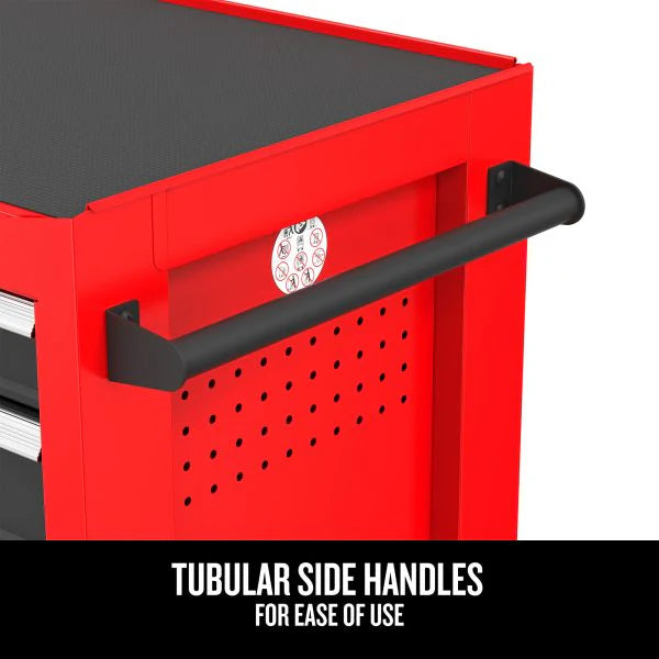 2000 Series 26-in W x 36.5-in H 5-Drawer Steel Rolling Tool Cabinet - Red