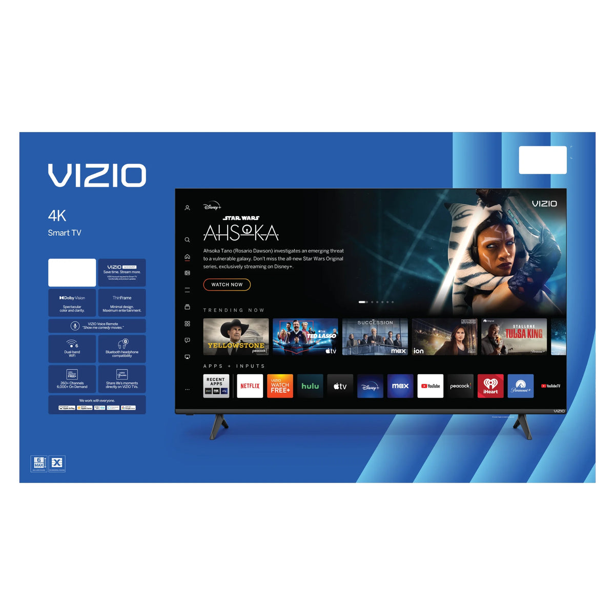 VIZIO 50 inch Class 4K UHD LED HDR Smart TV - V4K50M-08