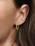 Pandora Signature Logo & Pavé Hoop Earrings
