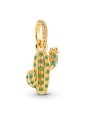 FINAL SALE - Sparkling Desert Cactus Pendant