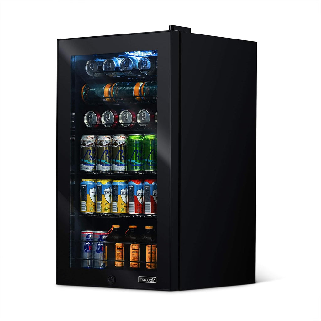 Beverage Refrigerator Cooler, 126 Cans, Right Hinge Glass Door - AB-1200