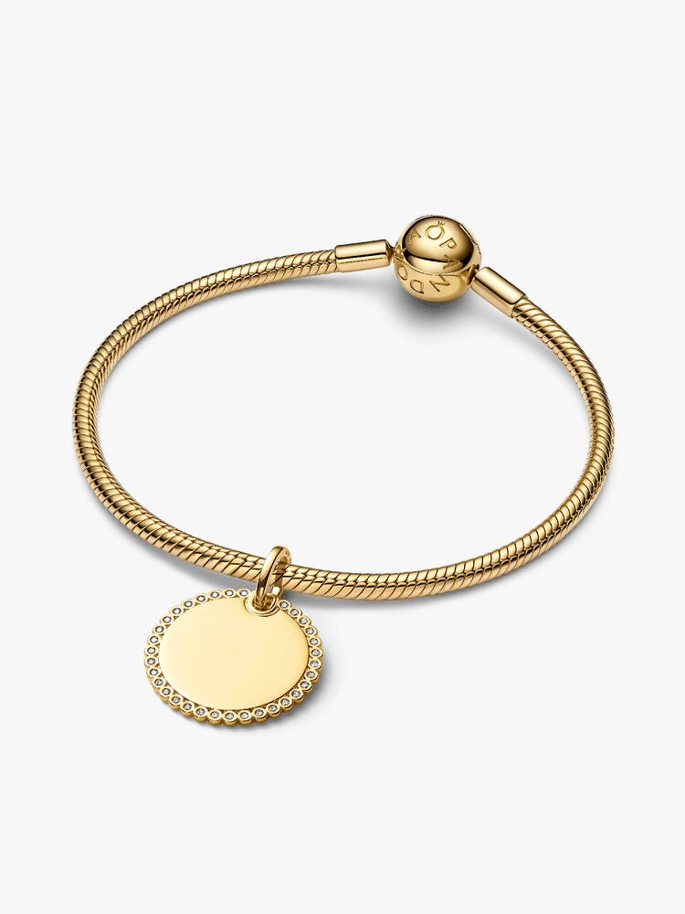 Engravable Round Tag Pendant