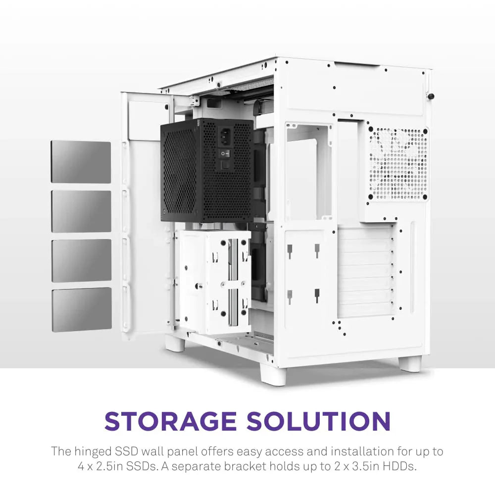 Dual-Chamber ATX Mid-Tower PC Gaming Case - H9 Flow