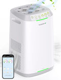 Nuwave Air Purifier, 2002 Sq Ft, White - OxyPure Zero