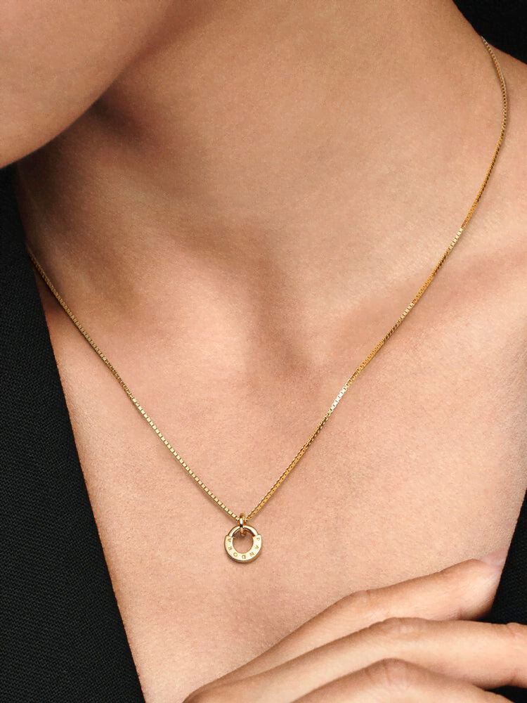 FINAL SALE - Pandora Signature I-D Collier Pendant & Necklace