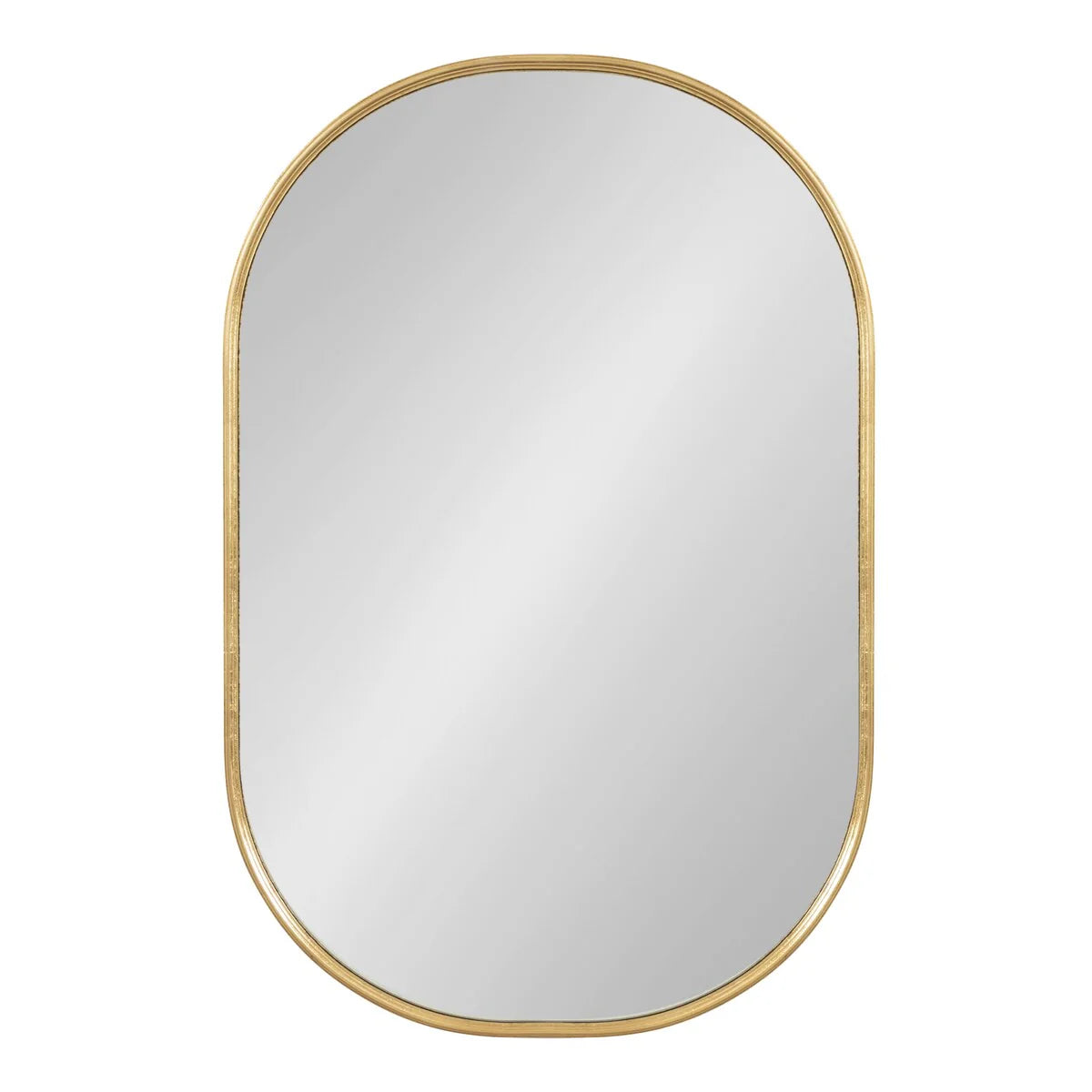 Capsule Framed Wall Mirror, 16x48, 18x24, 22x34, 24x36, Black, Bronze, Gold, Gray, Silver, Antique-Bronze