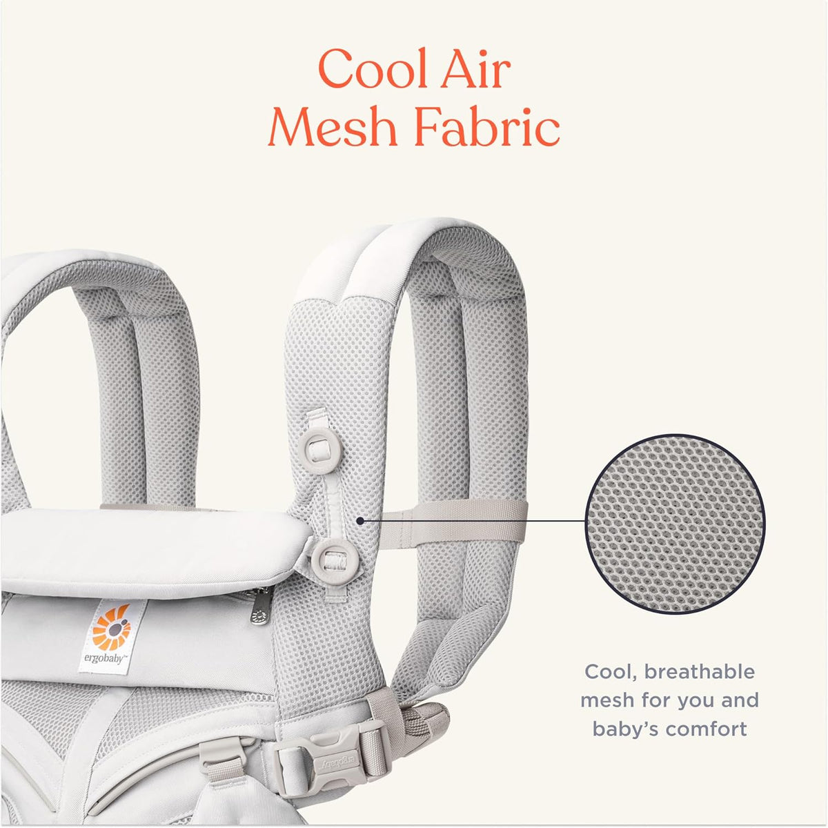 ERGOBABY Omni Classic All-Position Baby Carrier - Pearl Grey