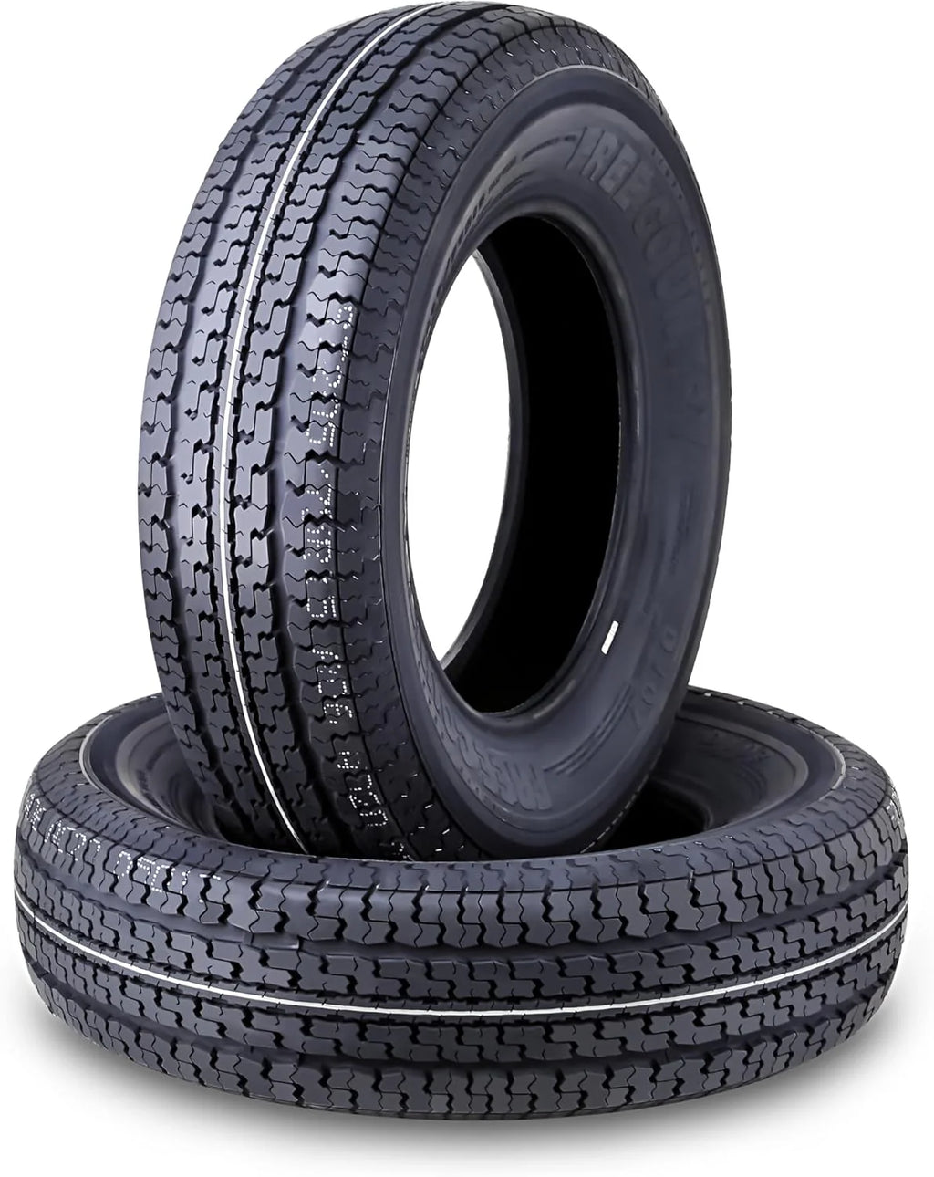 FREE COUNTRY Trailer Tires ST205/75R15, Set Of 4, 10-Ply Load Range E, Steel Belted Radial