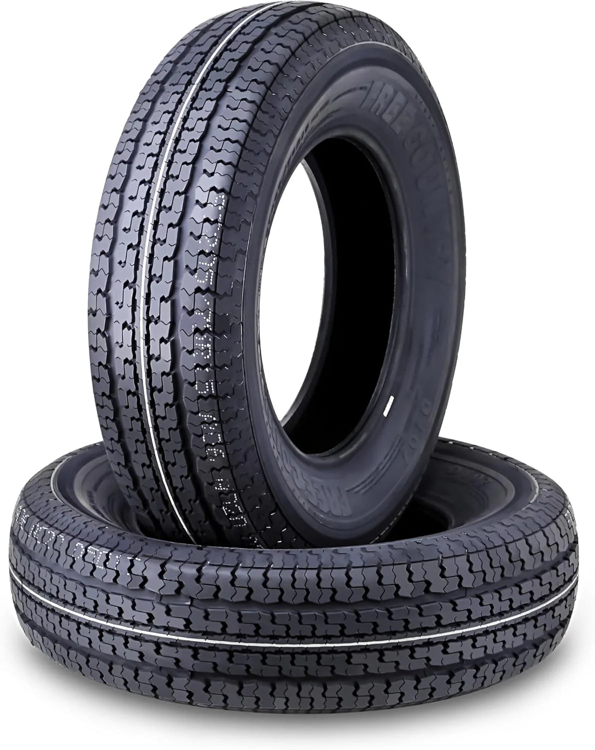 FREE COUNTRY Trailer Tires ST205/75R15, Set Of 4, 10-Ply Load Range E, Steel Belted Radial