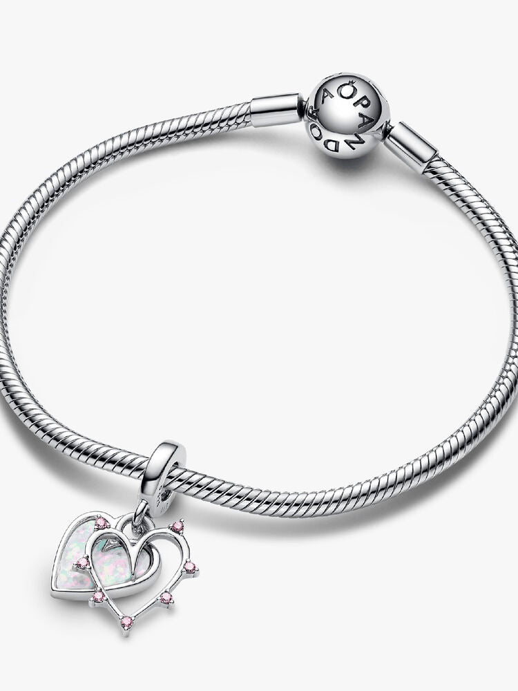 Friendship Opalescent Double Dangle Charm