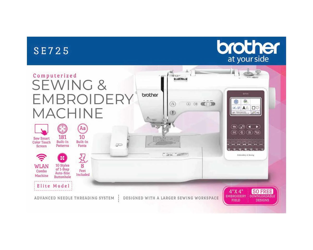 Brother Sewing And Embroidery Machine, 103 Stitches, 135 Designs, 4 in x 4 in - SE725