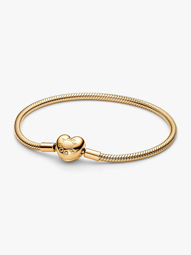 Mother-Daughter Splittable Heart Charm Bracelet Set